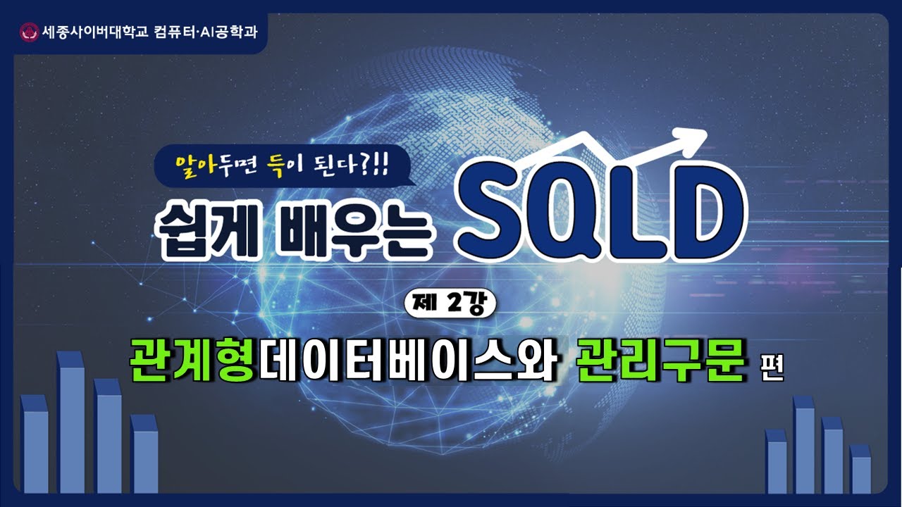 SQLD 자격증 특강 - 02. 관계형데이터베이스와 관리구문